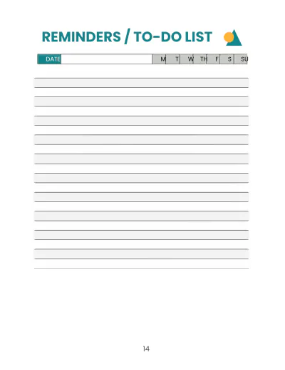 Free Preschool Lesson Planner Template to Edit Online