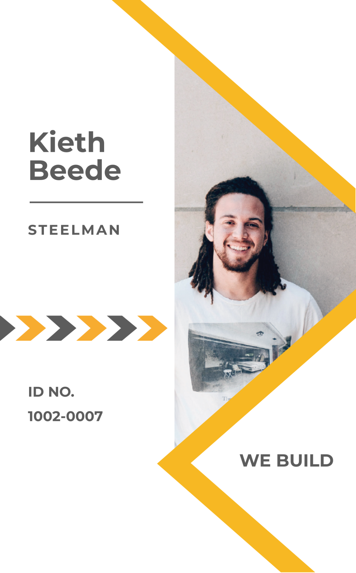 Basic Construction ID Card