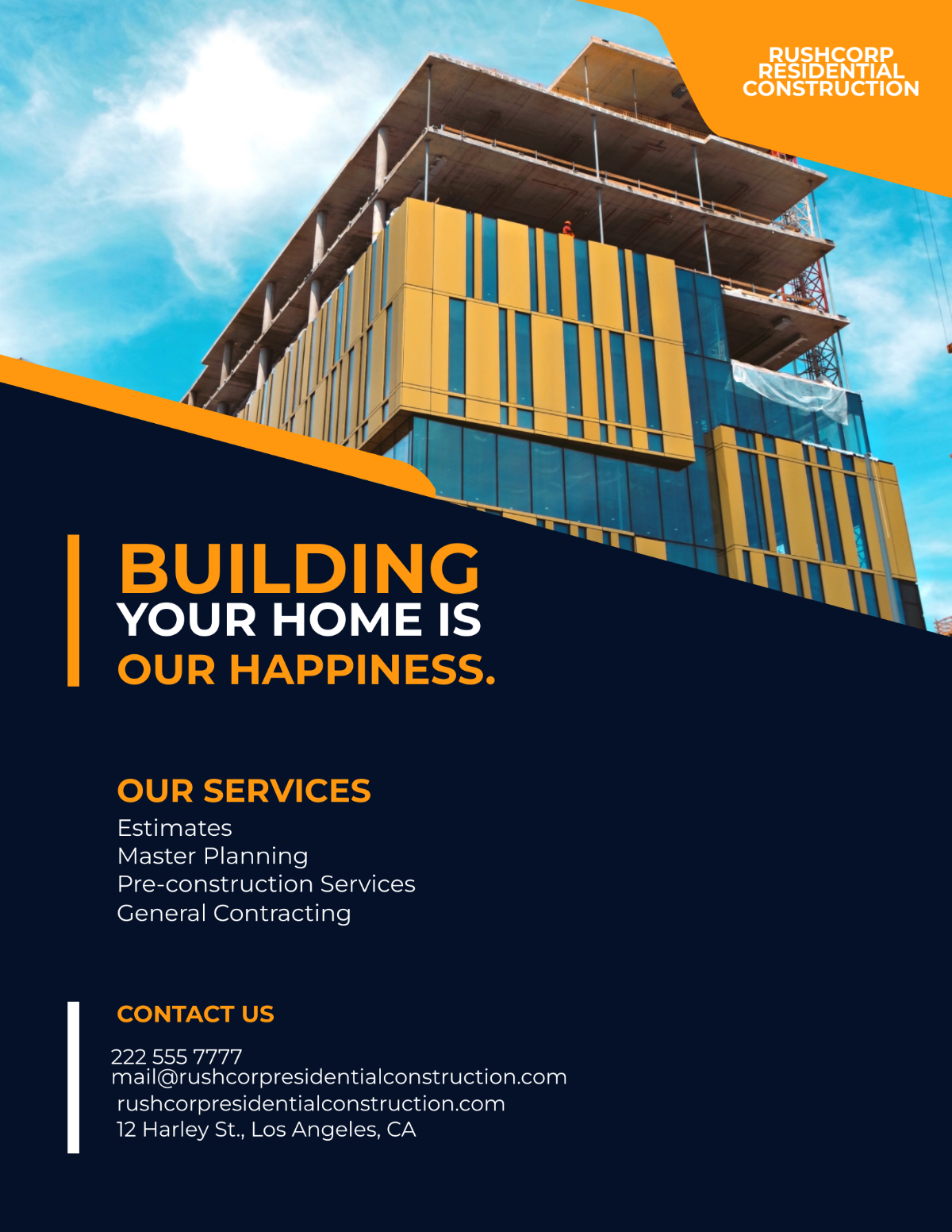 House Construction Flyer Template - Edit Online & Download