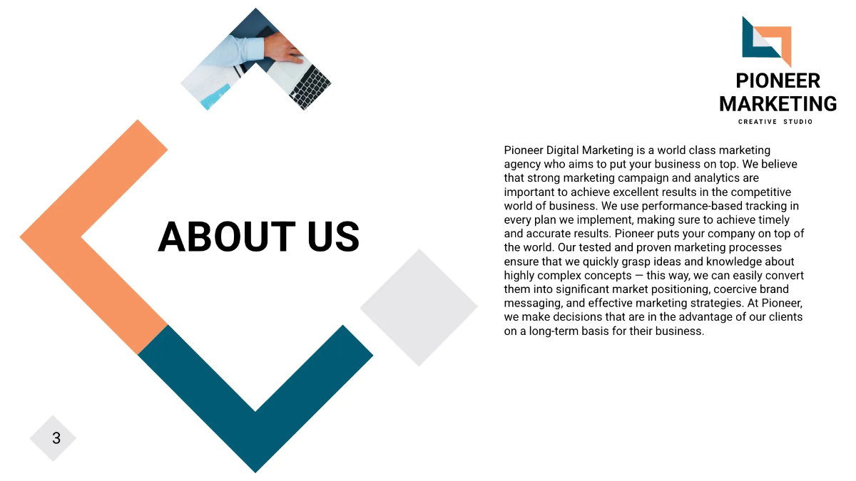 Free Marketing Agency Presentation Template to Edit Online