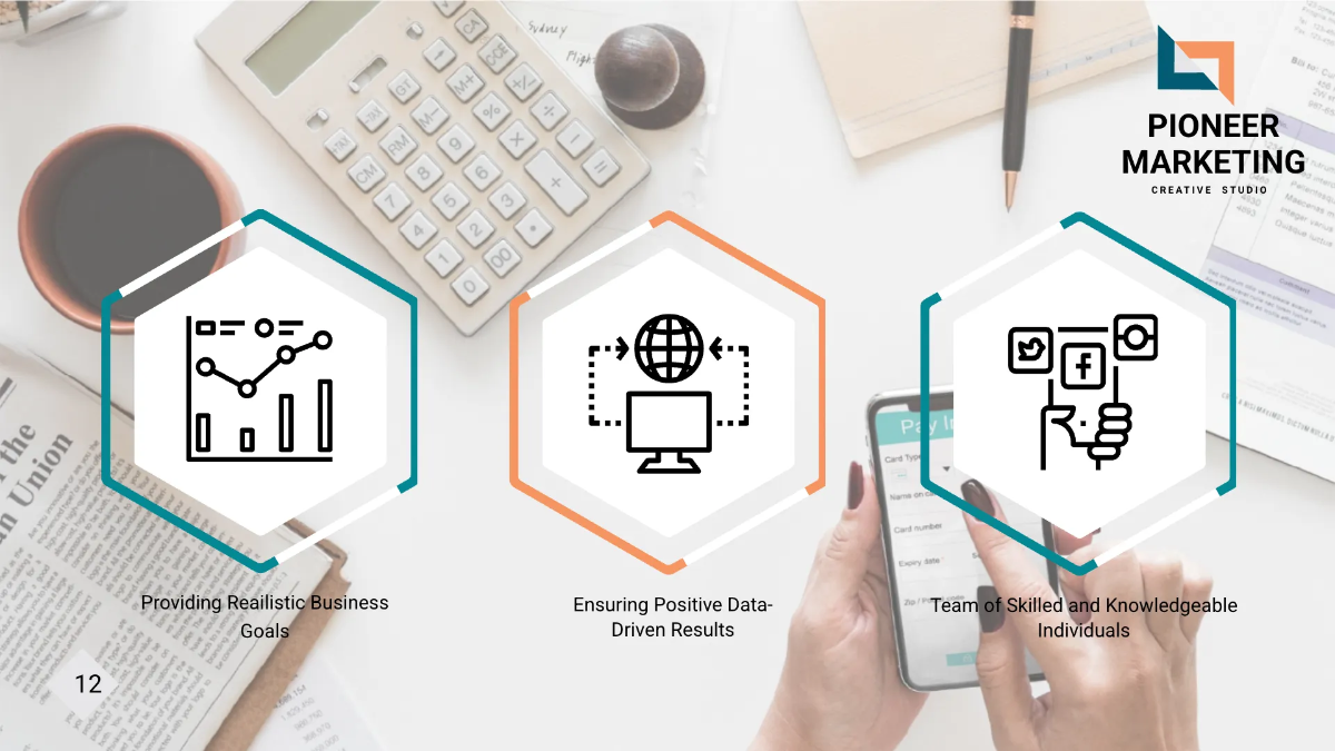 Free Marketing Agency Presentation Template to Edit Online