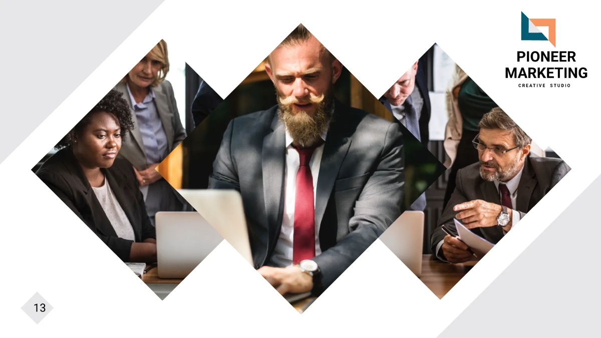 Free Marketing Agency Presentation Template to Edit Online