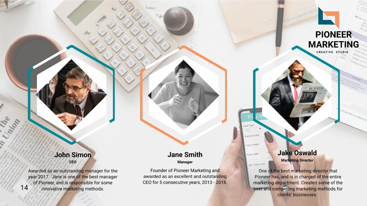 Free Marketing Agency Presentation Template to Edit Online