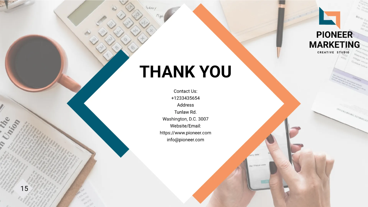 Free Marketing Agency Presentation Template to Edit Online