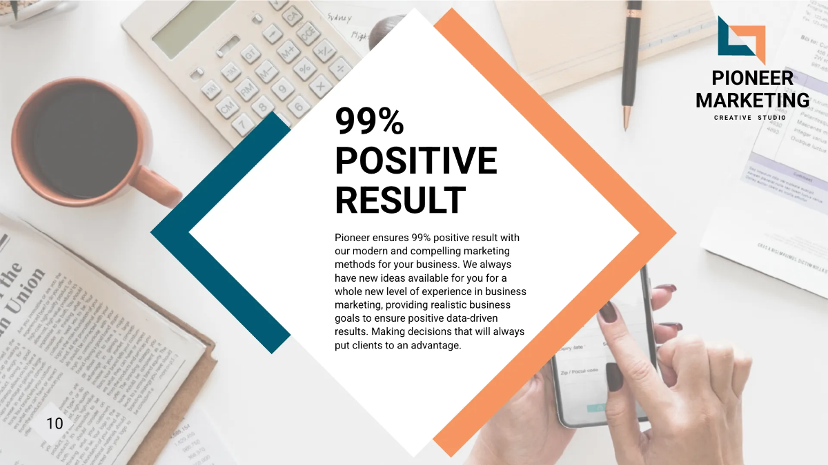 Free Marketing Agency Presentation Template to Edit Online