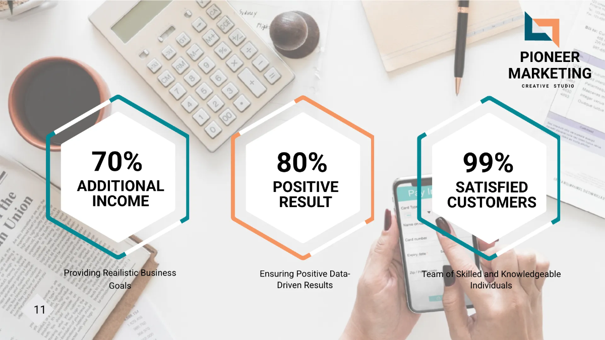 Free Marketing Agency Presentation Template to Edit Online