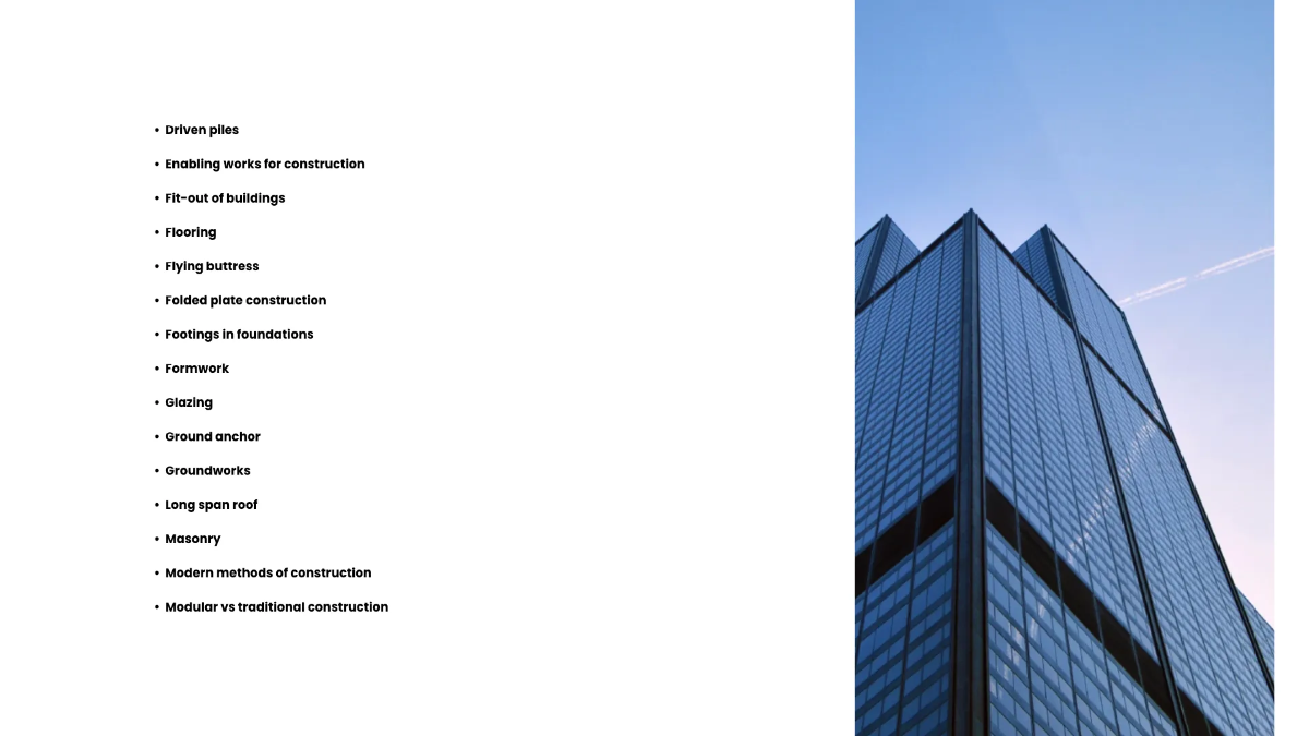 Free Construction Methodology Presentation Template to Edit Online