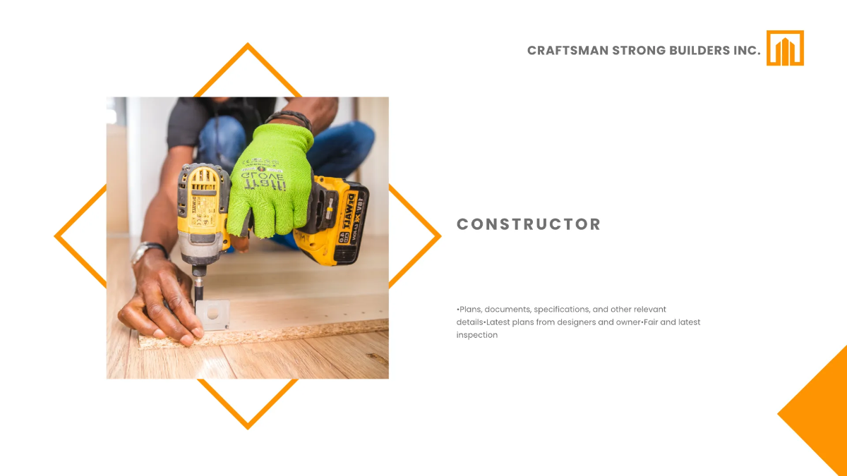 Free Construction Quality Control Presentation Template to Edit Online