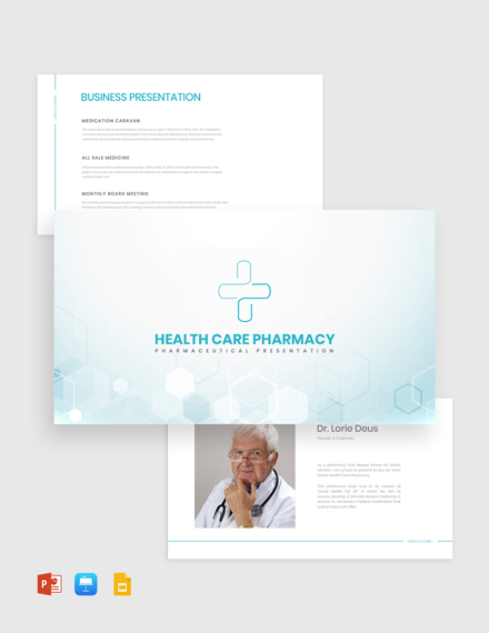 Free Pharmaceutical Presentation Template to Edit Online