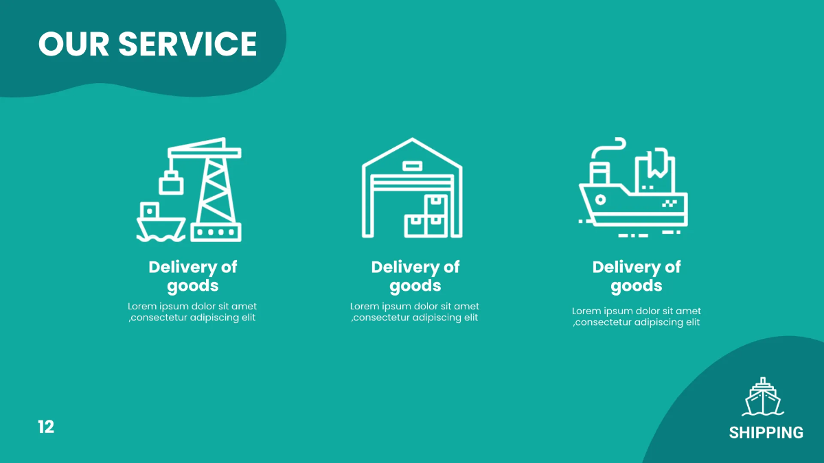 Free Shipping Presentation Template to Edit Online