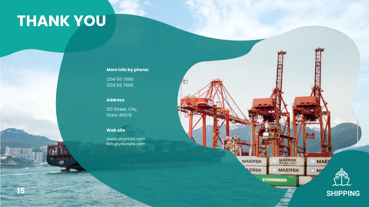 Free Shipping Presentation Template to Edit Online