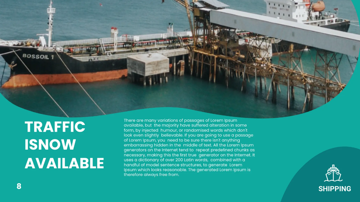 Free Shipping Presentation Template to Edit Online