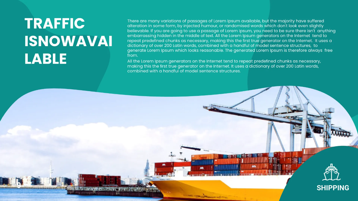 Free Shipping Presentation Template to Edit Online