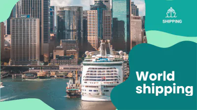 Free Shipping Presentation Template to Edit Online