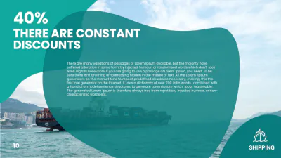 Free Shipping Presentation Template to Edit Online