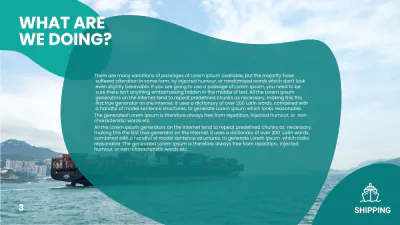 Free Shipping Presentation Template to Edit Online