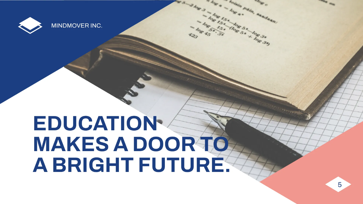 Free Education Presentation Template to Edit Online