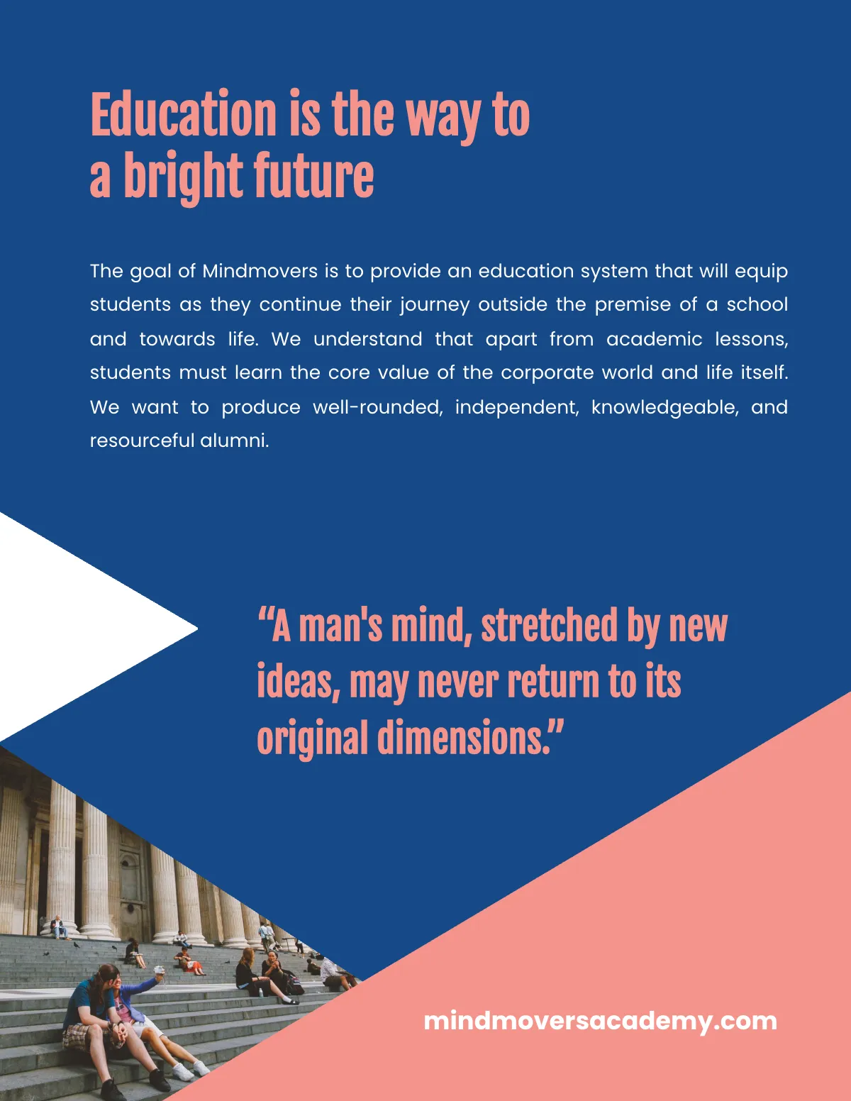 Free Modern Education Leaflet Template to Edit Online