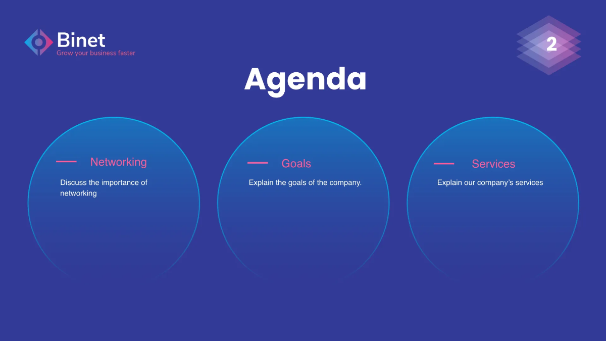 Free Business Networking Presentation Template to Edit Online