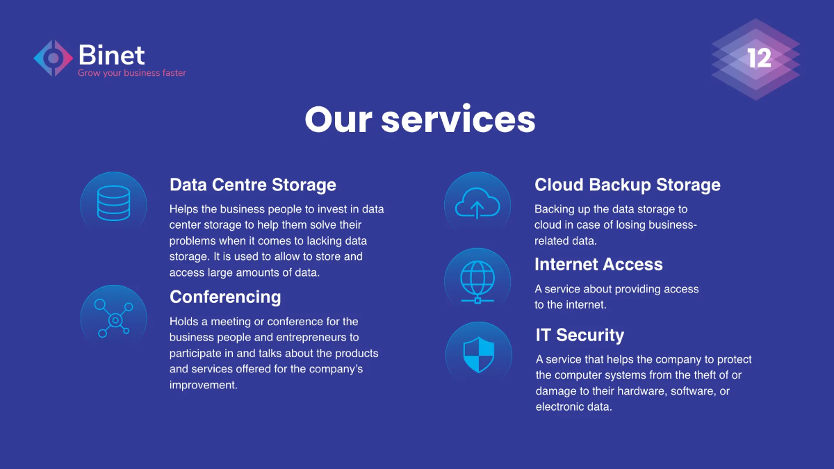 Free Business Networking Presentation Template to Edit Online