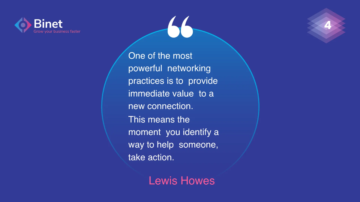 Free Business Networking Presentation Template to Edit Online