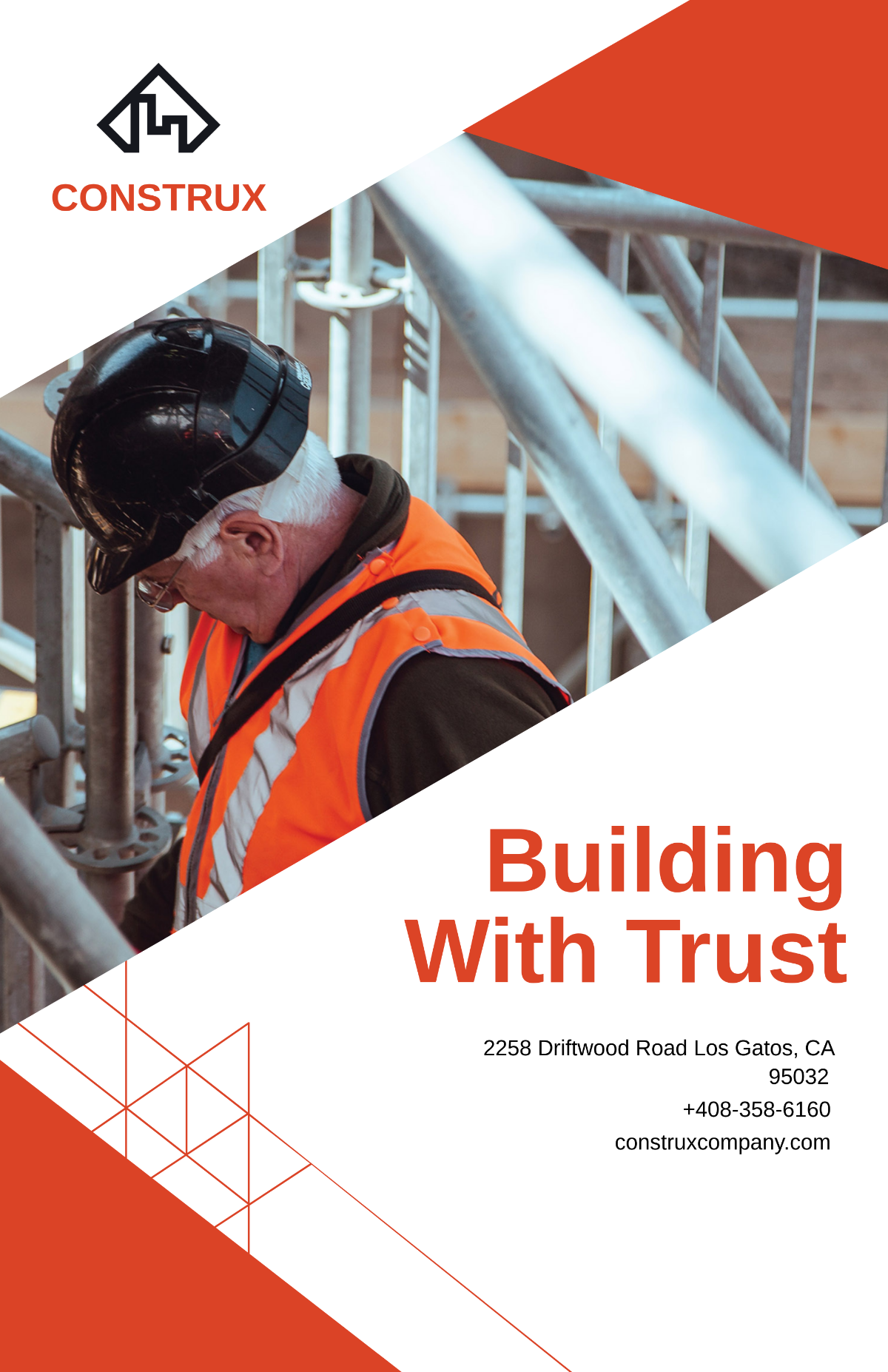 Free Construction Company Poster Template