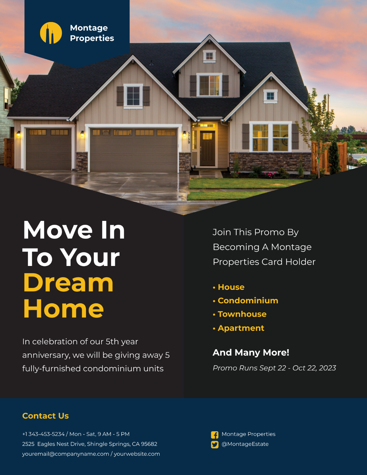 Free Residential Construction Marketing Flyer Template
