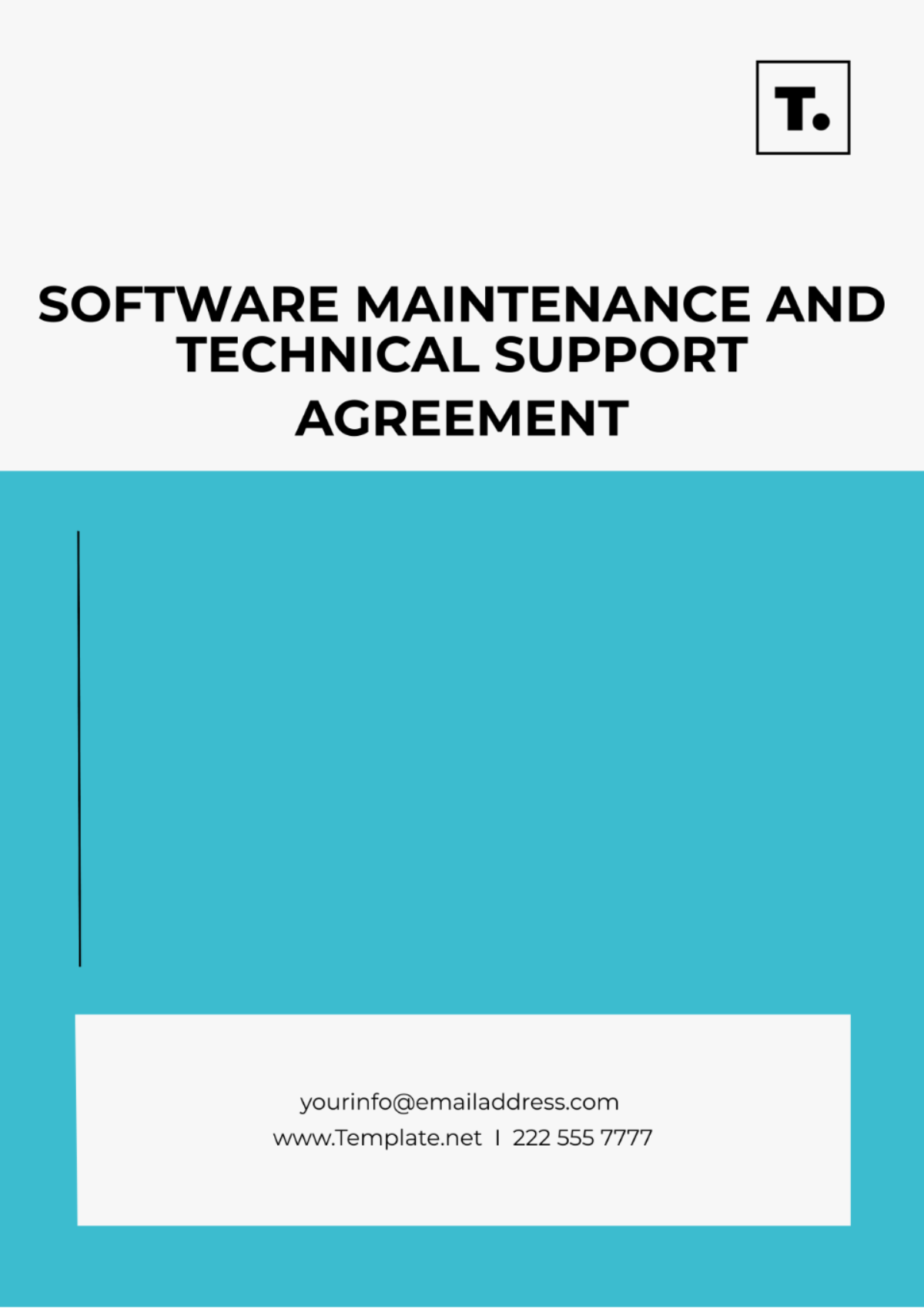 Free Software Maintenance and Technical Support Agreement Template