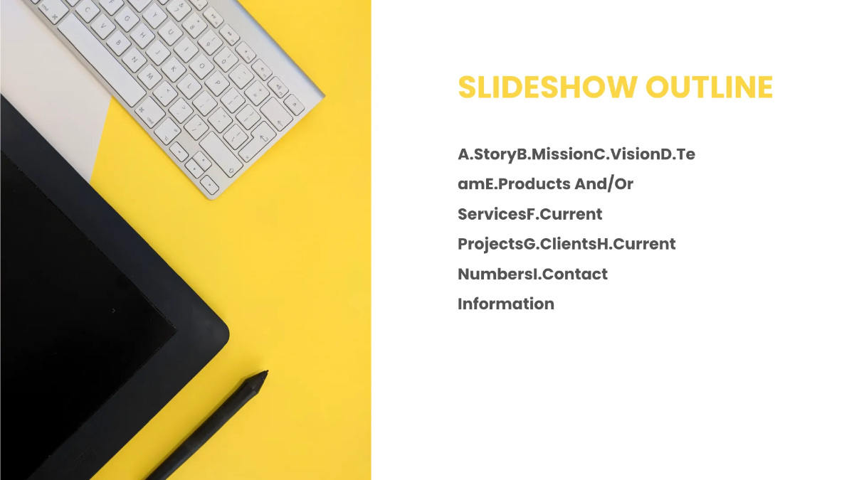 Free Sample Presentation Template to Edit Online