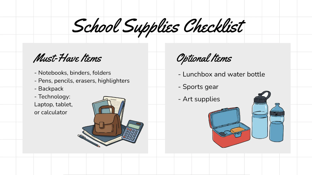 Free Back to School Presentation Template to Edit Online