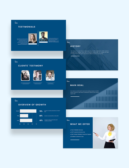 Free Quaterly Update Presentation Template to Edit Online