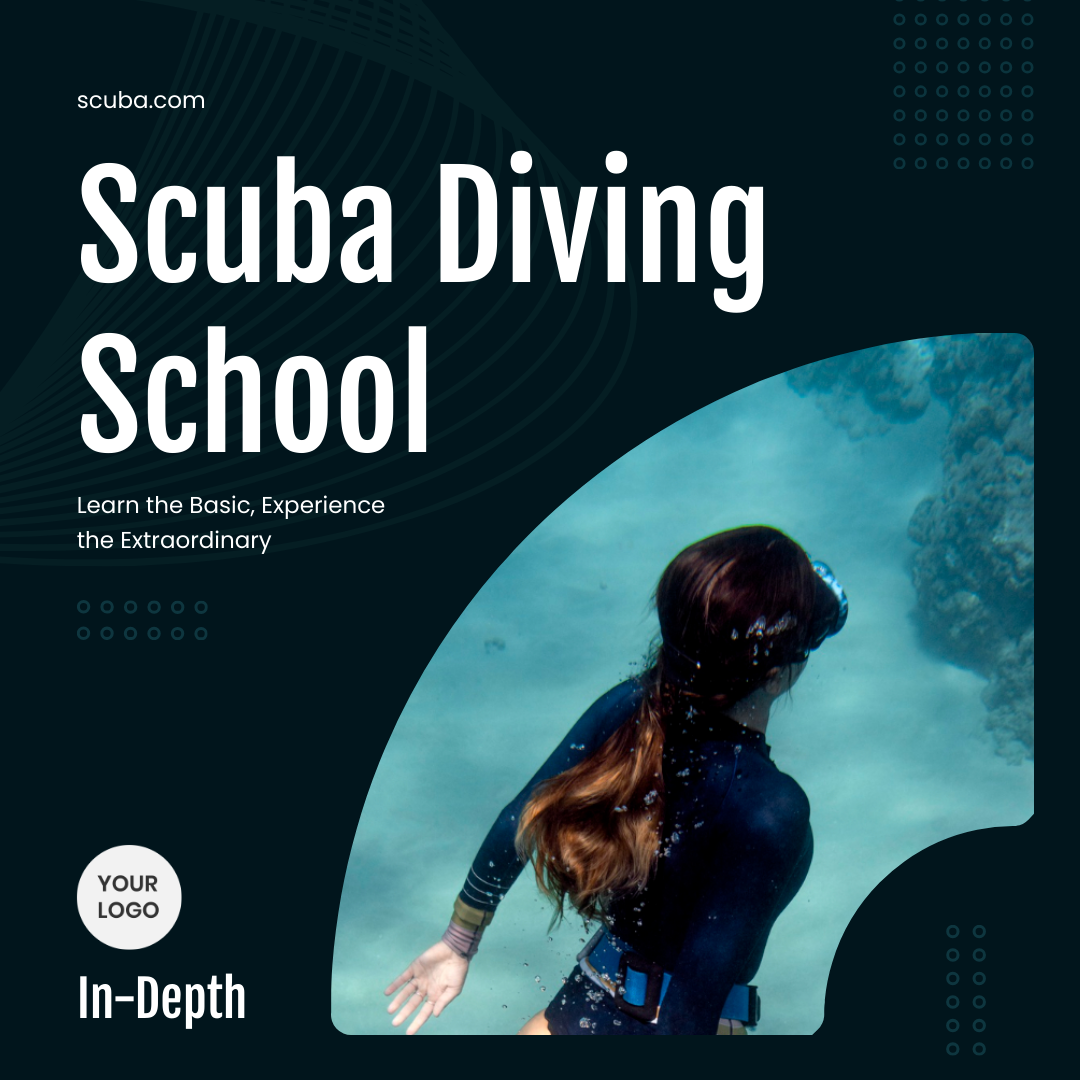Free Scuba Diving School Instagram Post Template