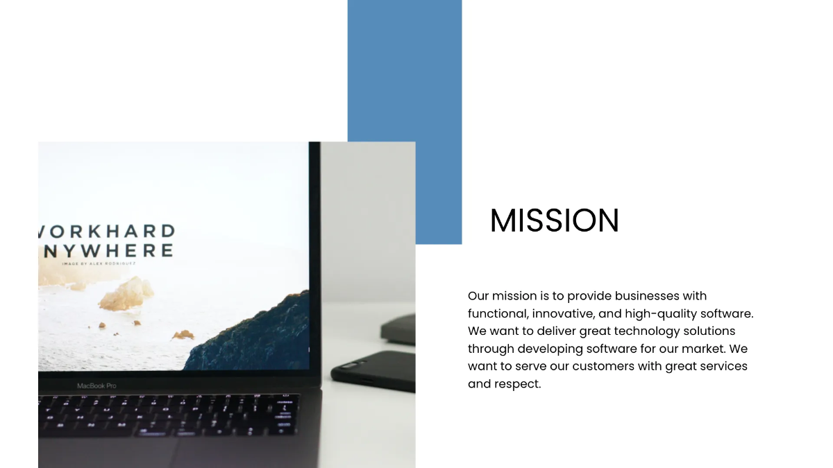 Free Startup Company Profile Presentation Template to Edit Online