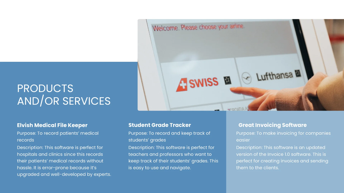 Free Startup Company Profile Presentation Template to Edit Online