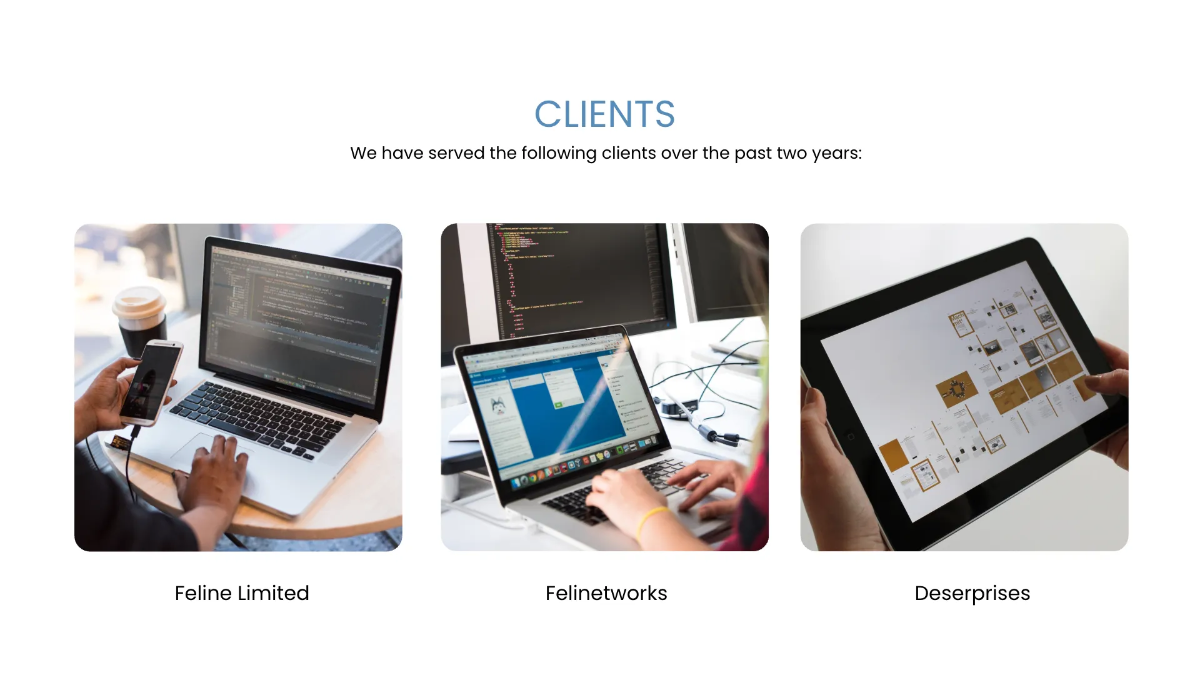 Free Startup Company Profile Presentation Template to Edit Online