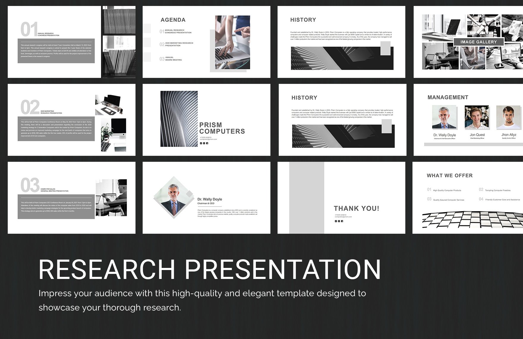 Research Presentation Template