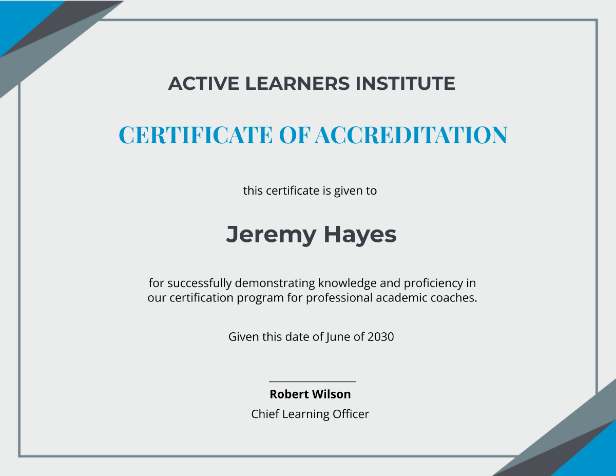 Academic Coaching Certificate