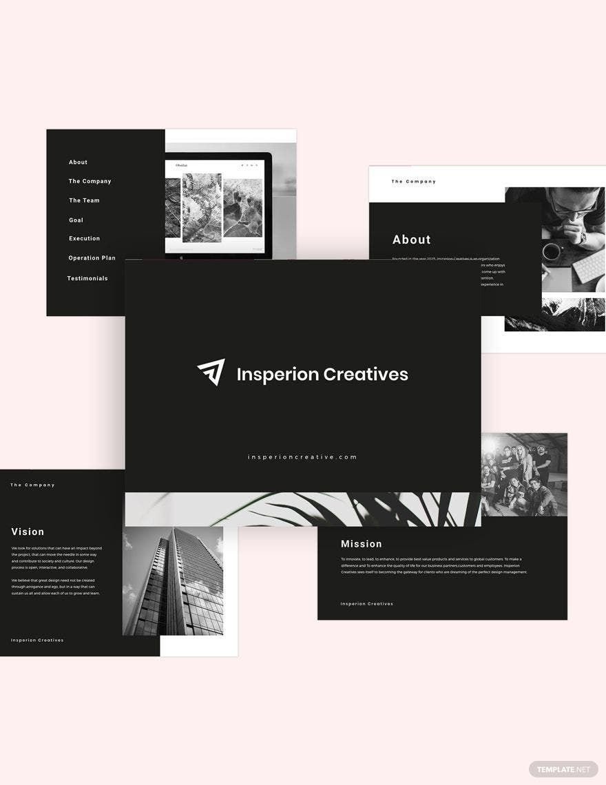 Sample Pitch Deck Template