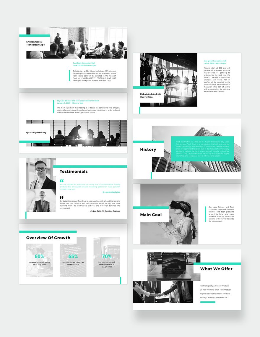 Science and Technology PowerPoint Template