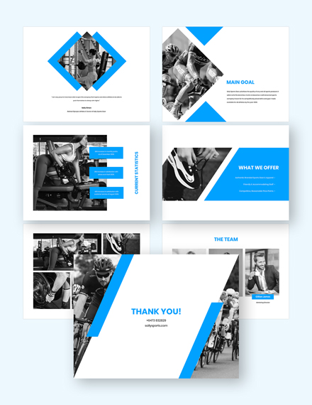 Free Sports Presentation Template to Edit Online