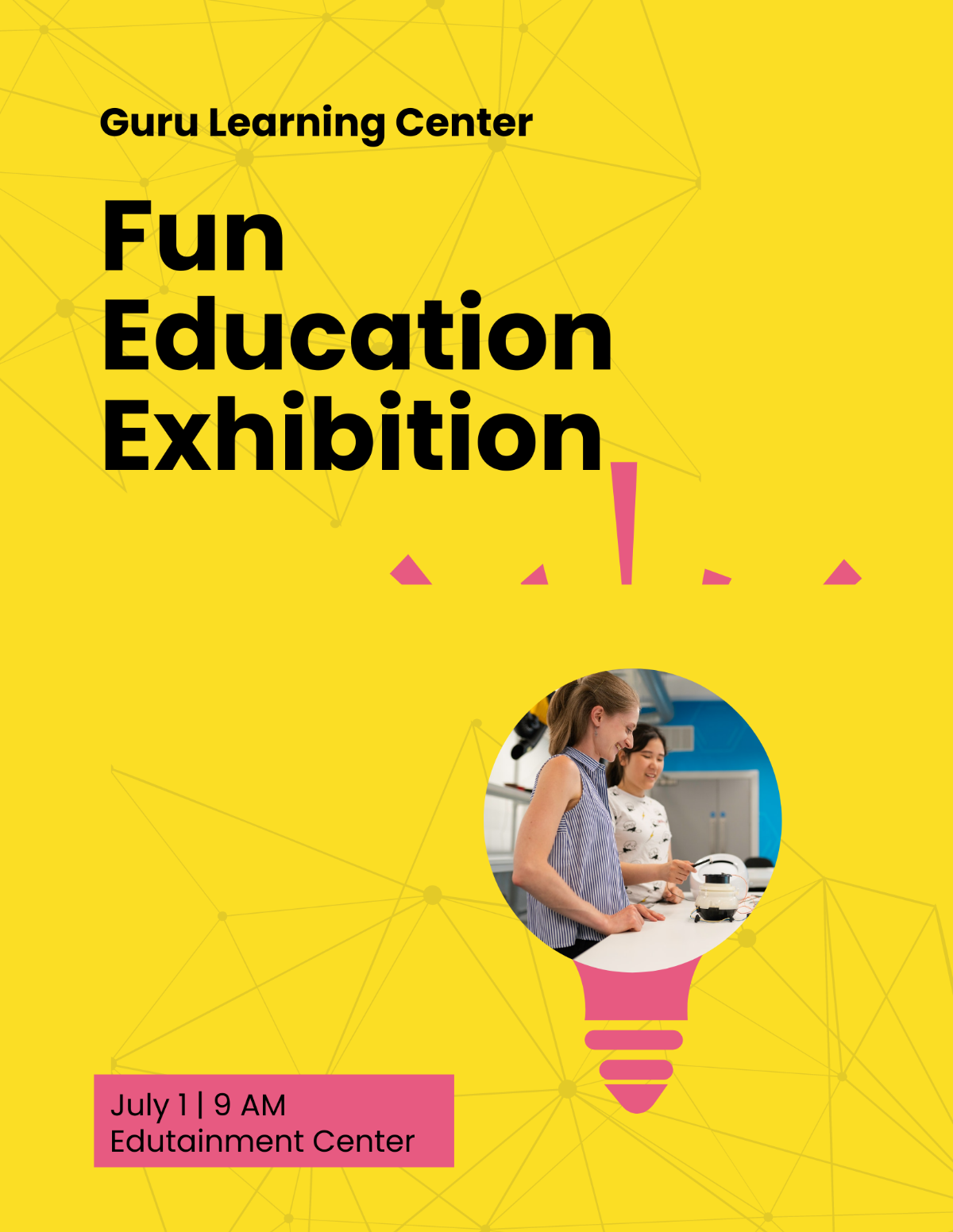 Education Exhibition Flyer Template