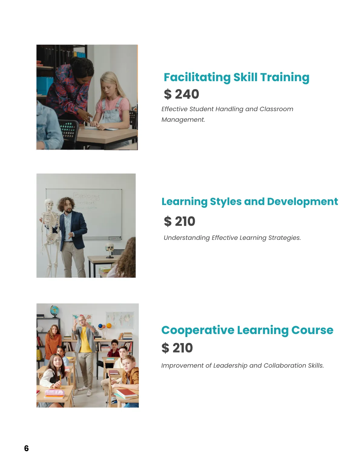 Free Education Training Catalog Template to Edit Online