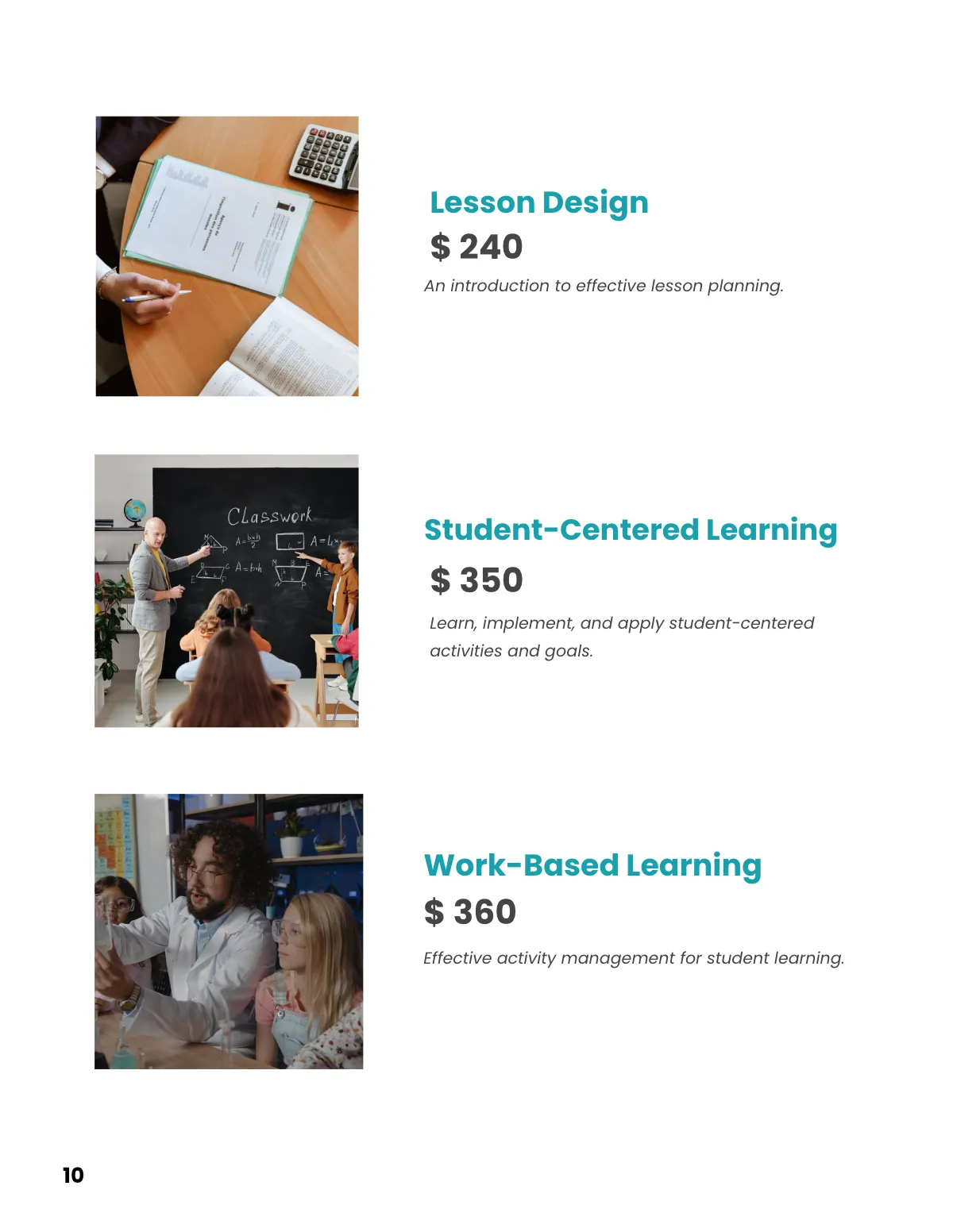 Free Education Training Catalog Template to Edit Online