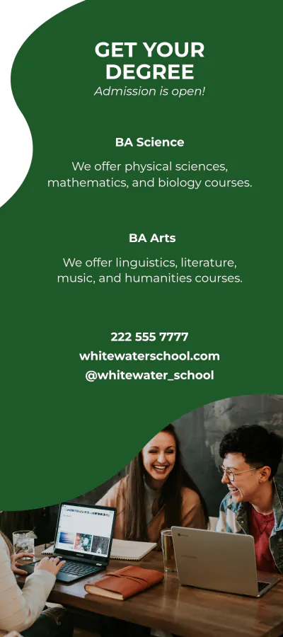 Free Distance Education DL Card Template to Edit Online