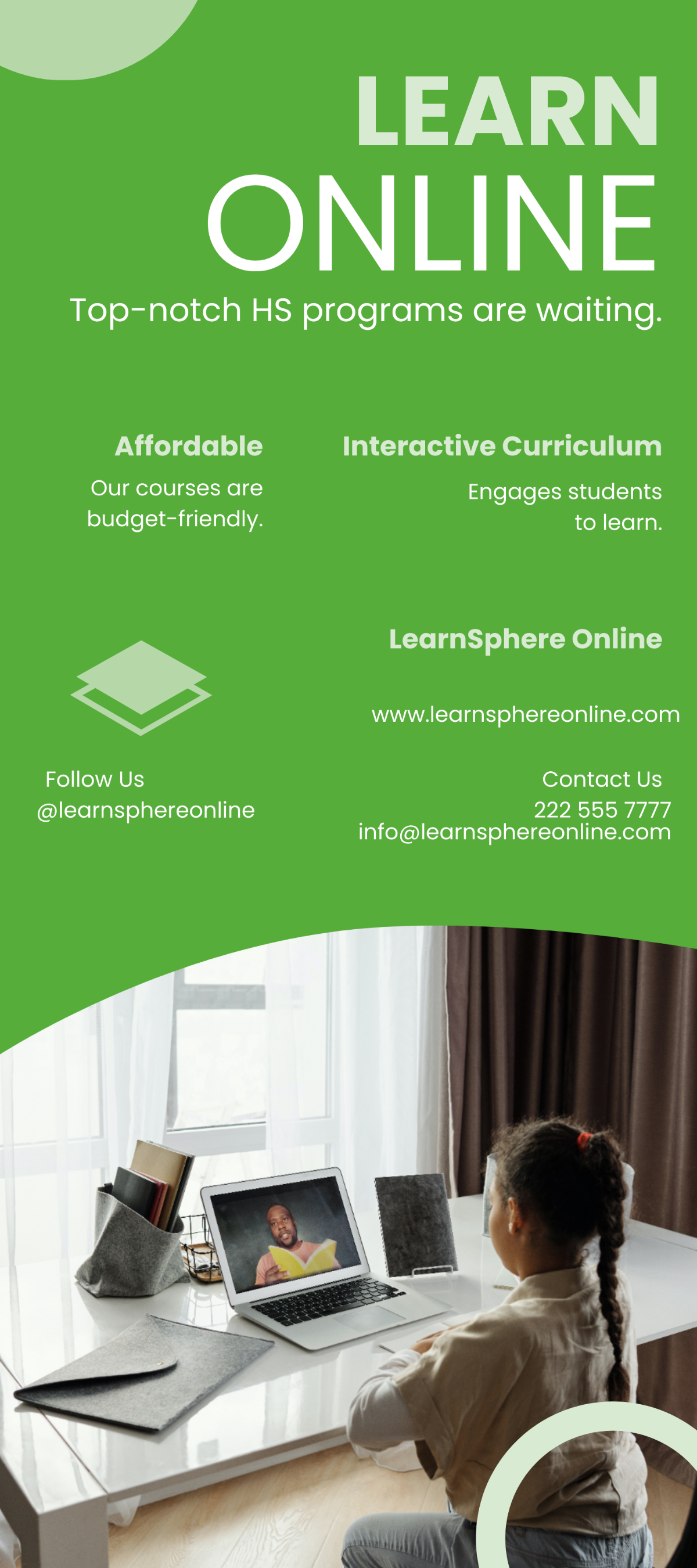 Online Education DL Card