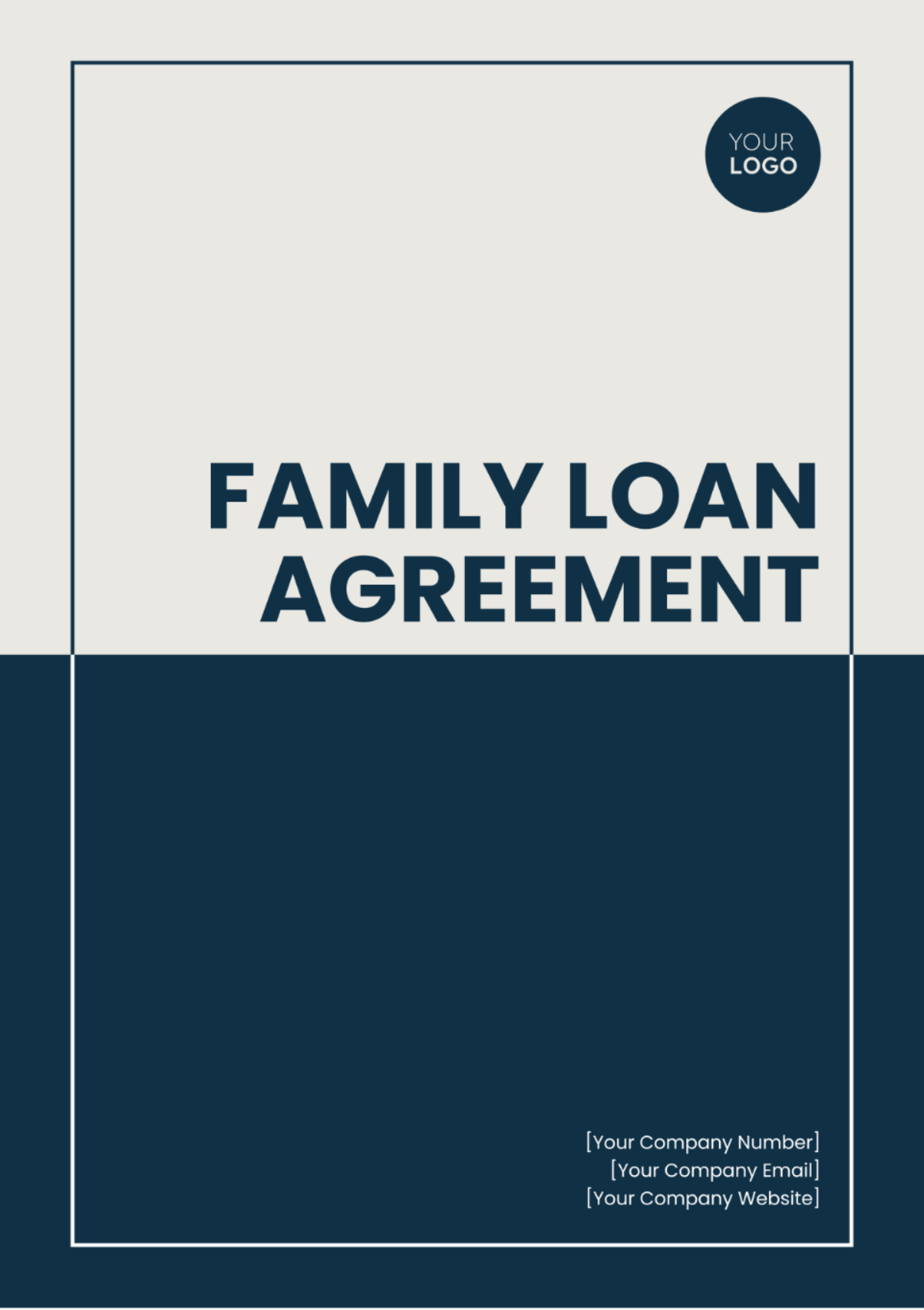 Free Family Loan Agreement Template