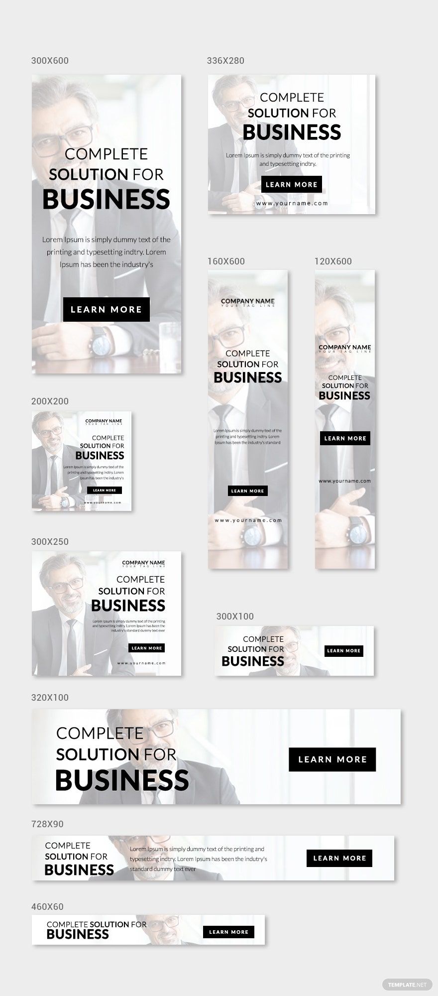 Business Ad Banner Template