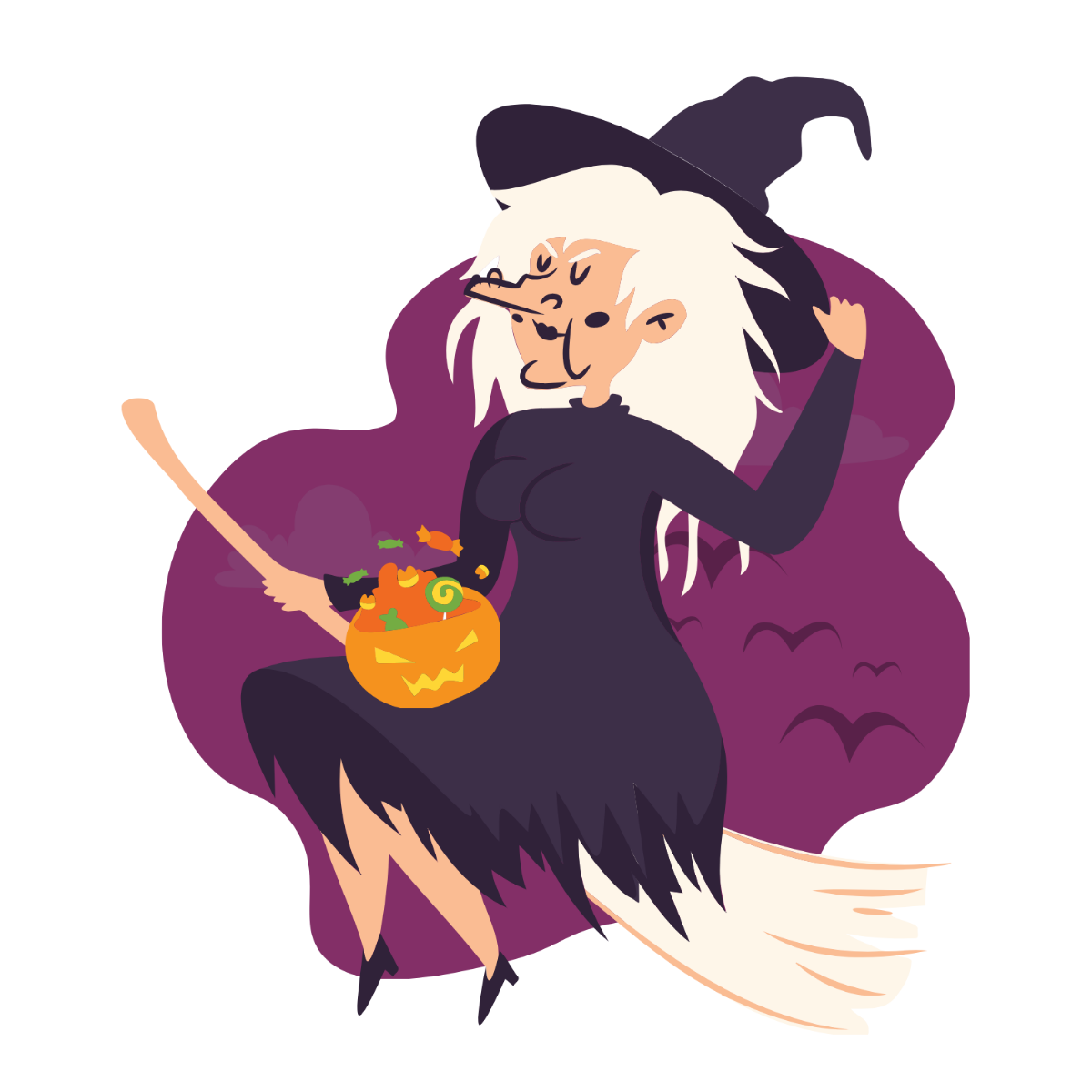 Witchy Vector Template