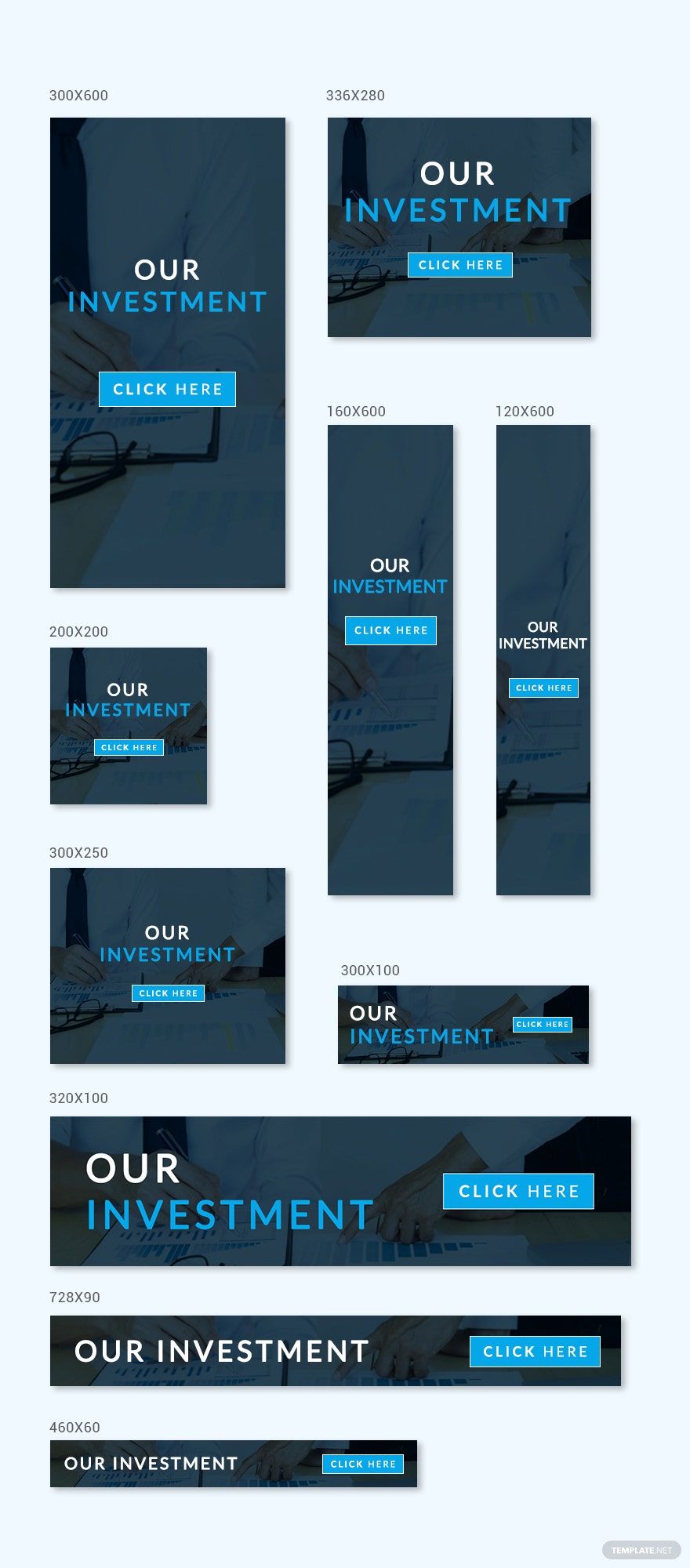 Investment Ad Banner Template