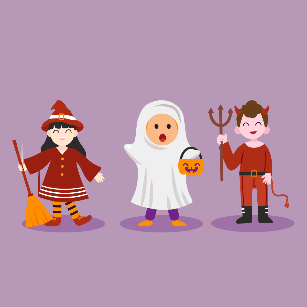 Halloween Costume Vector Template